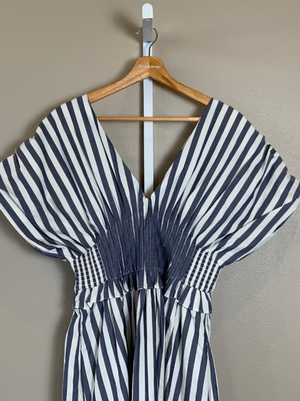 Anthropologie V-Neck Zip-Front Midi Dress - Picture 13 of 16